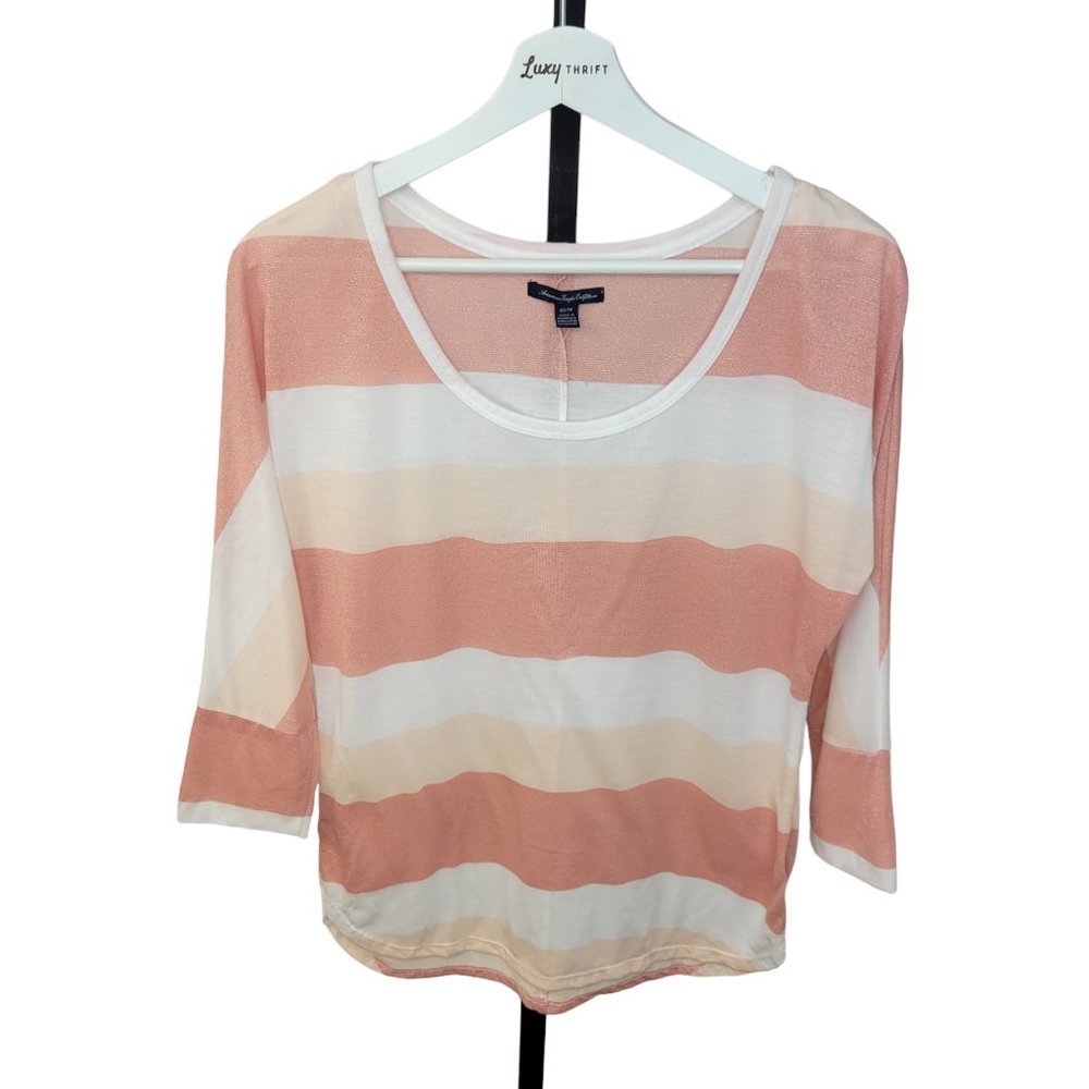 AMERICAN Eagle Shimmer Wide Sleeve  Top